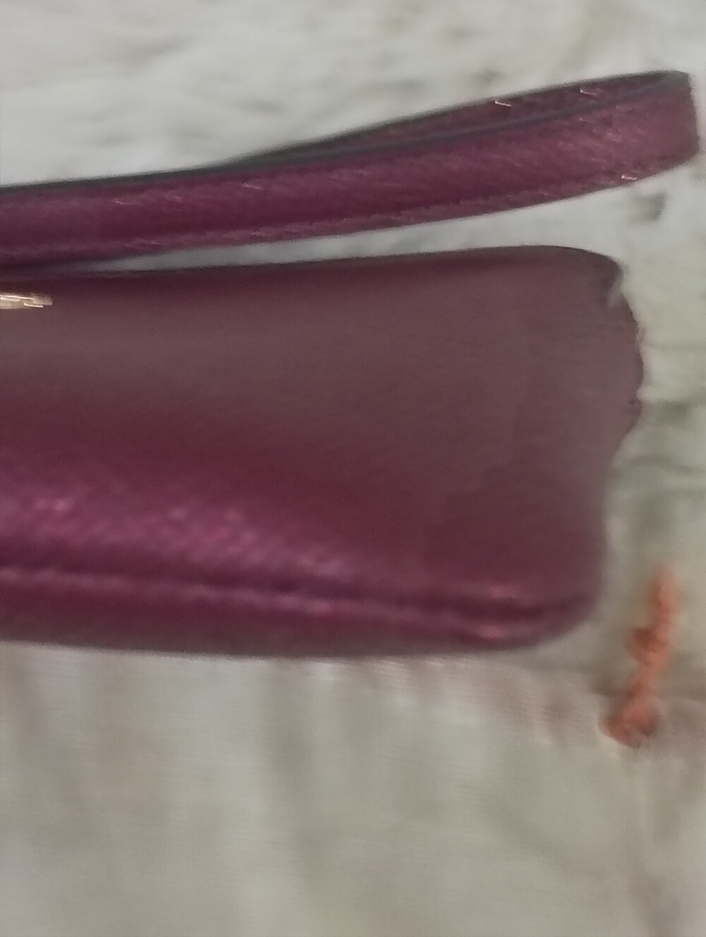 COACH Metallic Corner Zip Wristlet - Picture 4 of 10